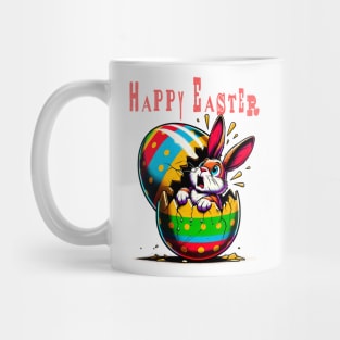 Happy Easter Bunny Hatchling Tee – Colorful Egg Surprise Shirt Mug